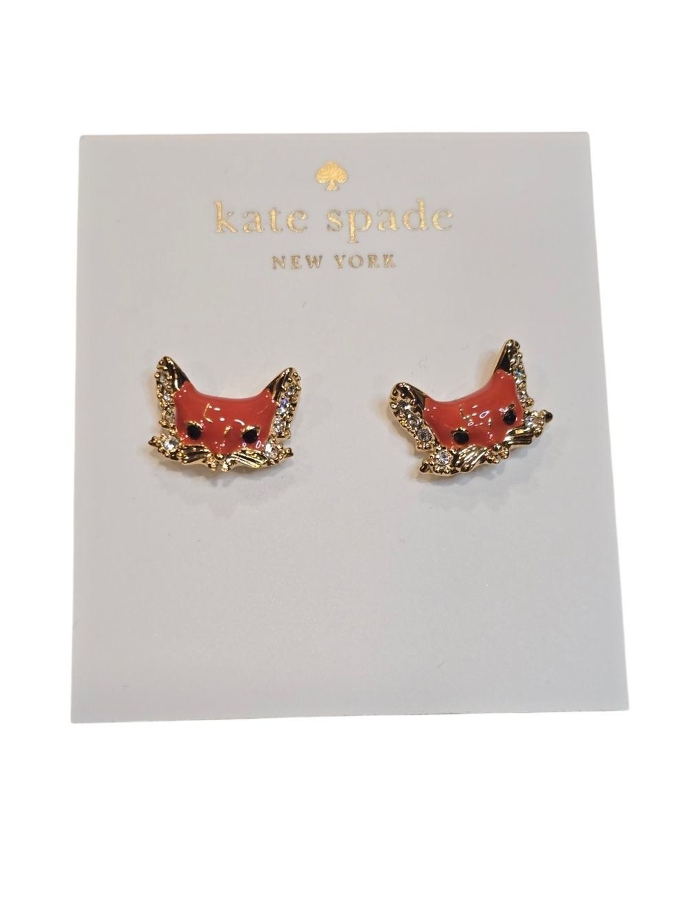 Kate Spade *Into The Woods* Fox Earrings